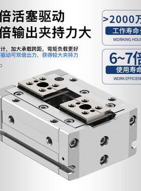 亚德客手指气缸HFD8X8 HFD16X30 20X40 HFD12X25X80X15X10X50X60