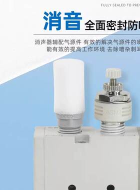 SMC消声器AN05-M5/AN10-01/20-02/30-03/40-04可调消音器ASN2/BSL