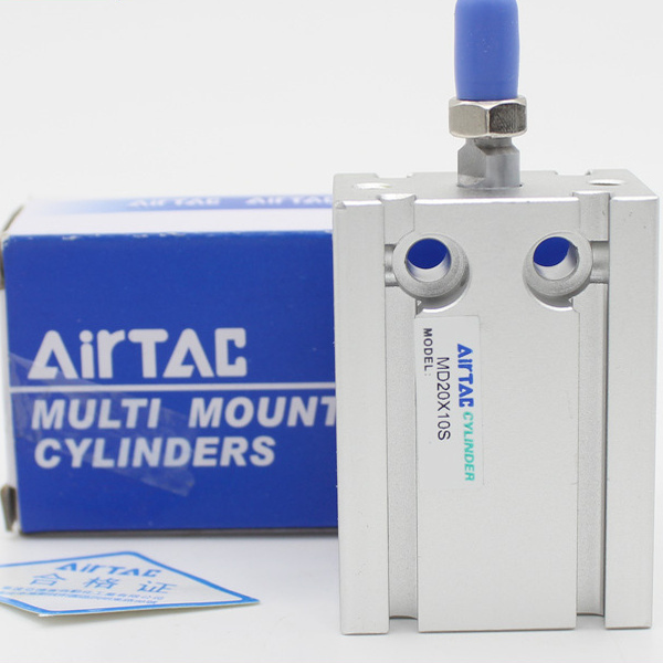 亚德客自由安装气动气缸MD6/10/16/20/25/32-5X10X15X20X25X30/35