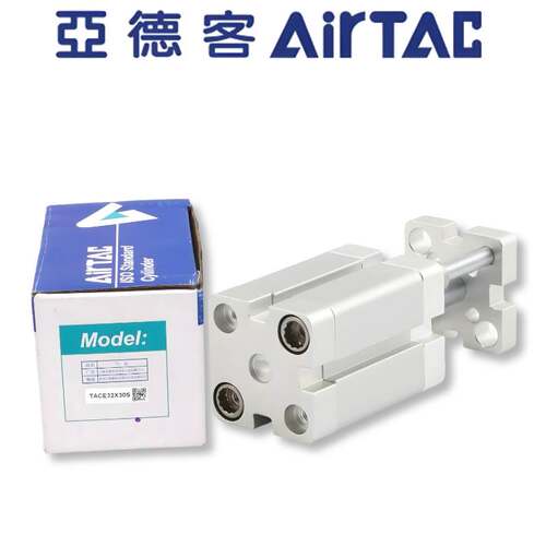 亚德客气动杆不回转导向带导杆紧凑气缸TACE40X10/15/20/25/50-S
