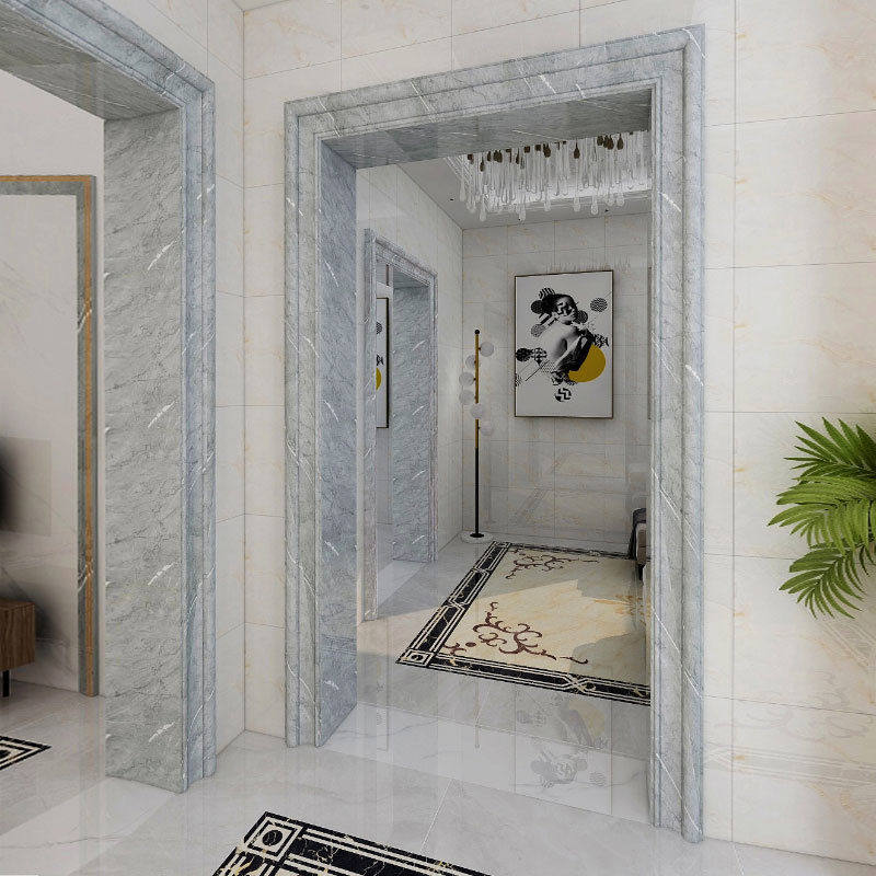 仿大理石门框门套包边人造石材包门边框门洞造型垭口装饰线条定做