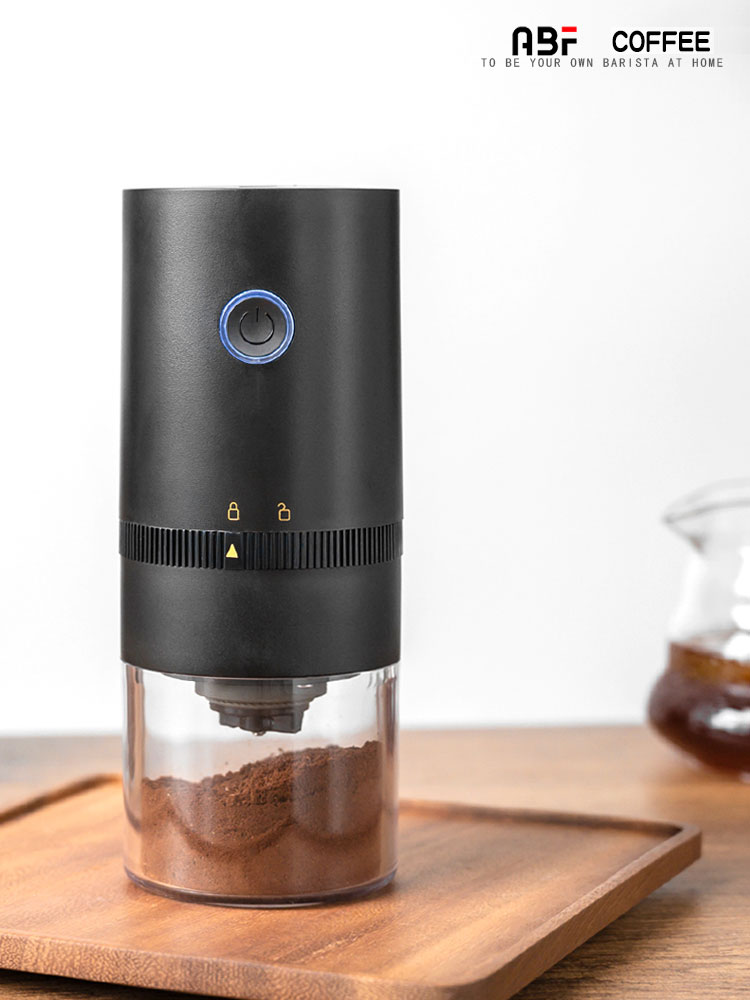 电动咖啡磨豆机陶瓷芯手冲意式咖啡豆研磨机轻奢多档位研磨全自动