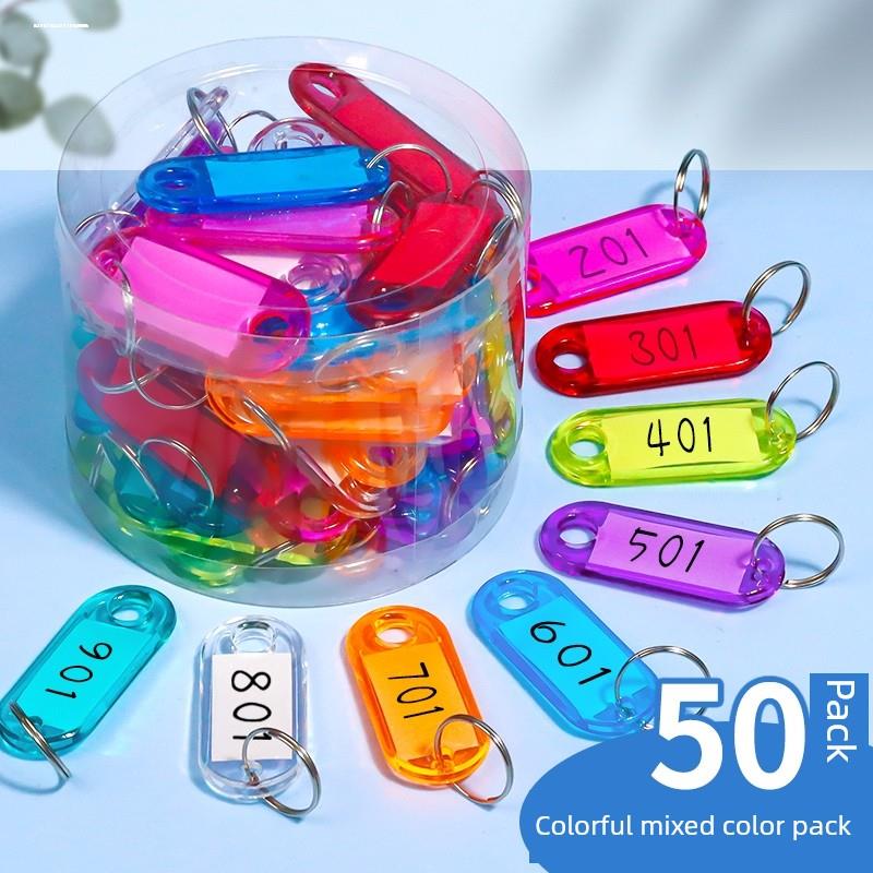 标签钥匙牌扣编号吊牌挂牌更衣柜可写字耐摔防水号数翻盖名字卡片