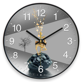 精梭新款 简约现代挂墙钟2026轻奢时钟 静音家用挂钟客厅免打孔时尚