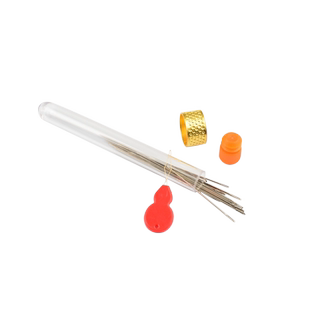 手缝针家用钢针缝衣服针手工绣花针大孔针细针老人缝被长针大眼针