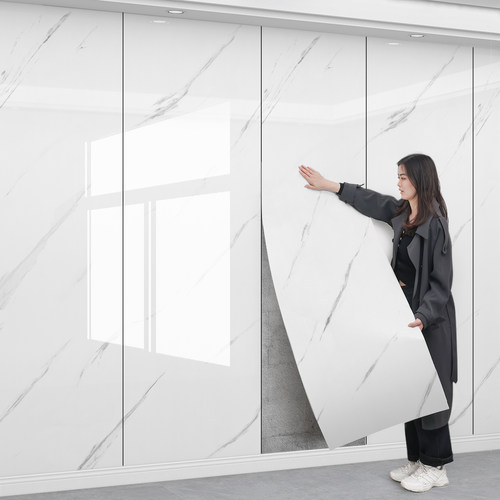 大理石墙纸自粘防水防潮家用