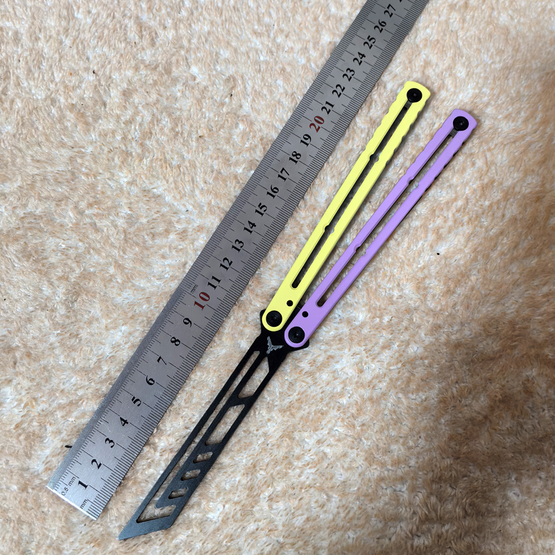 小刀yy特氟龙漆面蝴蝶刀