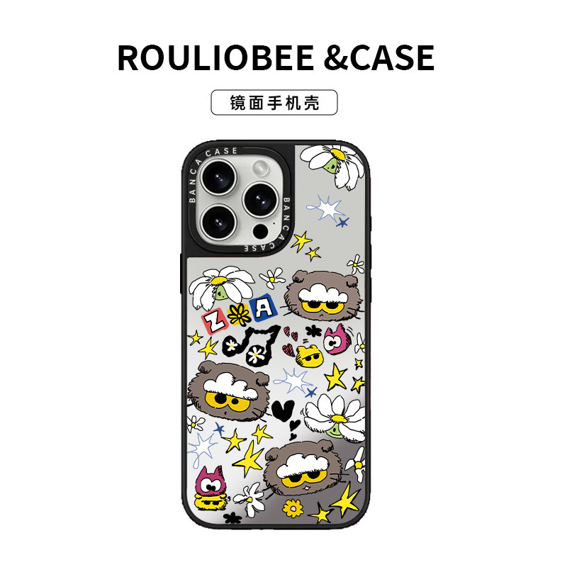 权志龙ZOA猫适用苹果16/17promax手机壳iphone14pro个性13/14软壳12男女新款16e潮牌镜面防摔套plus超火17air