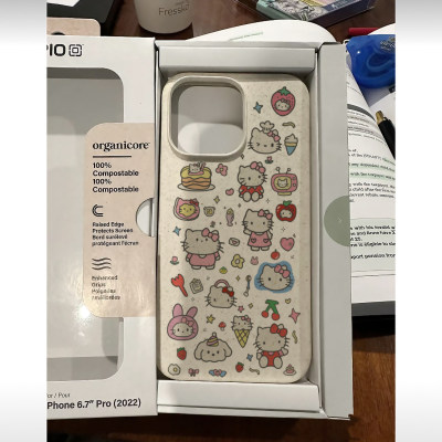 HelloKitty猫合集潮牌小麦壳适用iPhone15苹果13promax手机壳11可爱12防摔xs新款14Pro硅胶xr全包保护套软壳