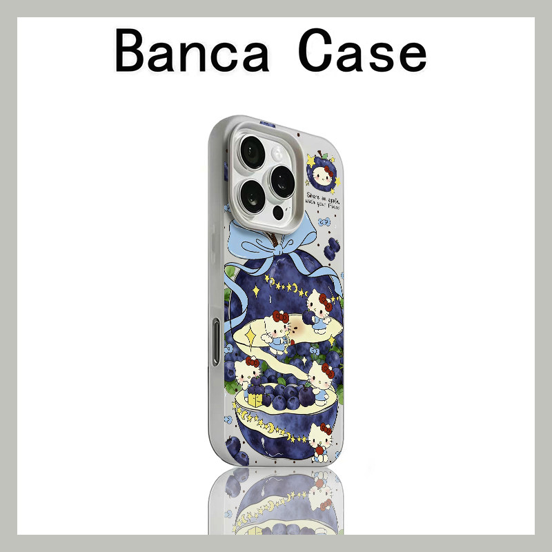 蝴蝶结蓝莓小猫适用iPhone17promax手机壳苹果16pro肤感果冻壳15多色男女款14/13防摔16新款15plus保护套x/xr