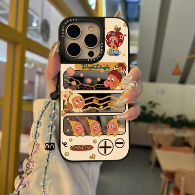 听歌星星人适用苹果16/17promax手机壳iphone14pro个性13/14软12男女款新款16e潮牌镜面防摔套plus超火17air