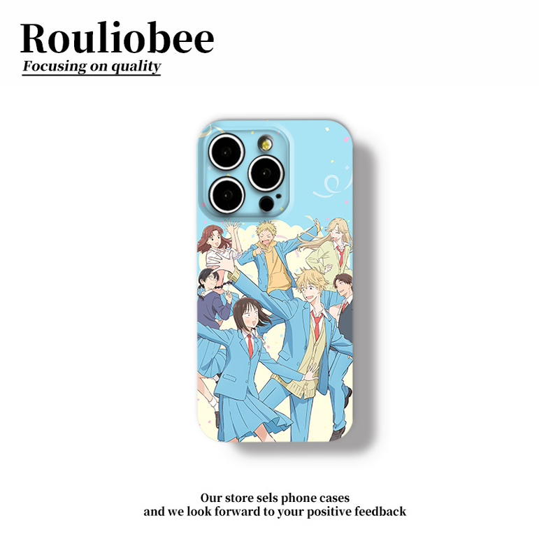 跃动青春动漫适用苹果15promax手机壳16pro华为mate60新款pura70菲林壳OPPOReno12/vivos19x100超火小米14套