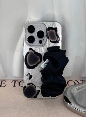 小众高级感豹纹手腕带适用于iphone15promax手机壳14promax防摔13promax羽纱壳华为P70荣耀vivo小米OPPO一加