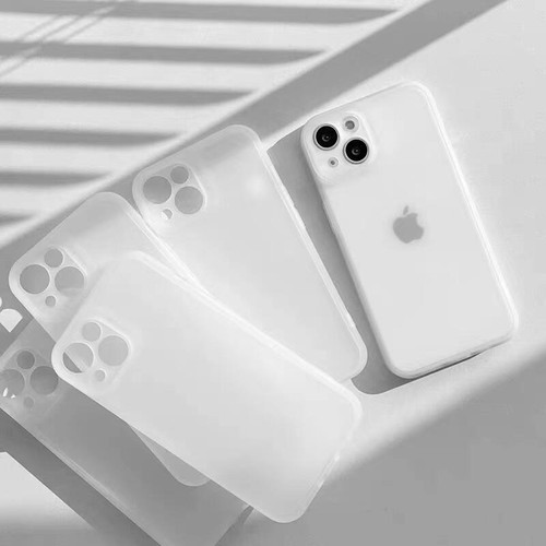 苹果13Pro手机壳iphone15的新款保护套超薄透明磨砂14promax防手汗不发黄壳12简约高级感女硅胶15pro男潮适用-封面