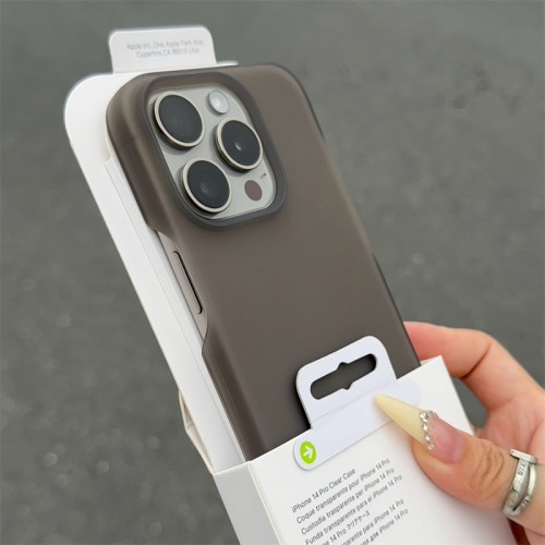 散热半包肤感多巴胺纯色17适用iPhone16pro苹果13手机壳14ProMax新款高级感12男女13pro磨砂14全包15plus防摔