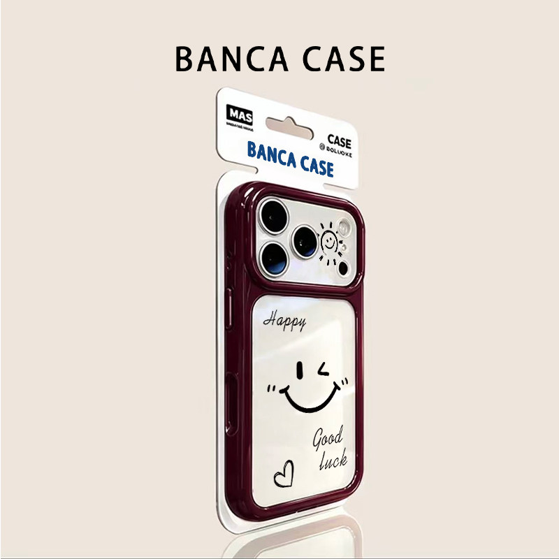 简约线条笑脸适用iPhone18promax手机壳苹果17pro新款多巴胺星空壳13/14男女款16Pro透明16plus防摔11保护套