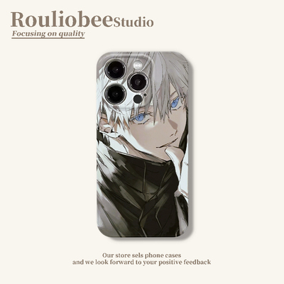 五条悟适用苹果15promax手机壳16pro华为mate60新款pura70个性菲林壳OPPOReno12/vivos19x100网红超火小米14