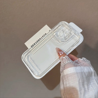 极简ins透明透黑手机壳适用华为Pura70苹果16/15promax软小米iPhone14防摔OPPOReno13荣耀300vivox100siQOOz9