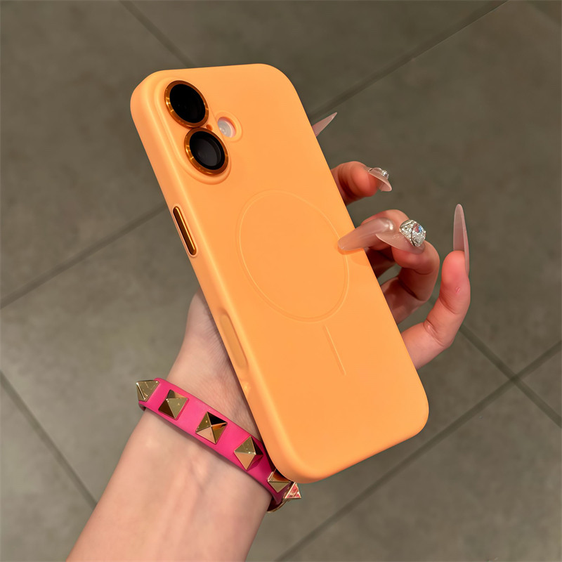 ins高级感多巴胺纯色iphone17promax苹果16ProMax手机壳15pro新款14磁吸13镜头膜12防摔PM适用女男AI按键全包