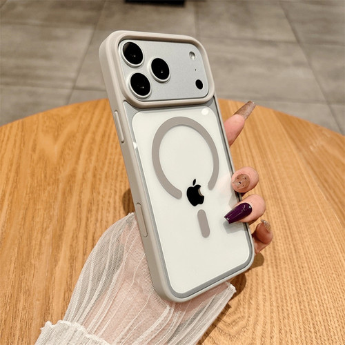 适用苹果17ProMax磁吸手机壳17Pro磨砂防摔Magsafe全包防摔17保护壳16简约14全包15肤感带拍照按键保护套13女