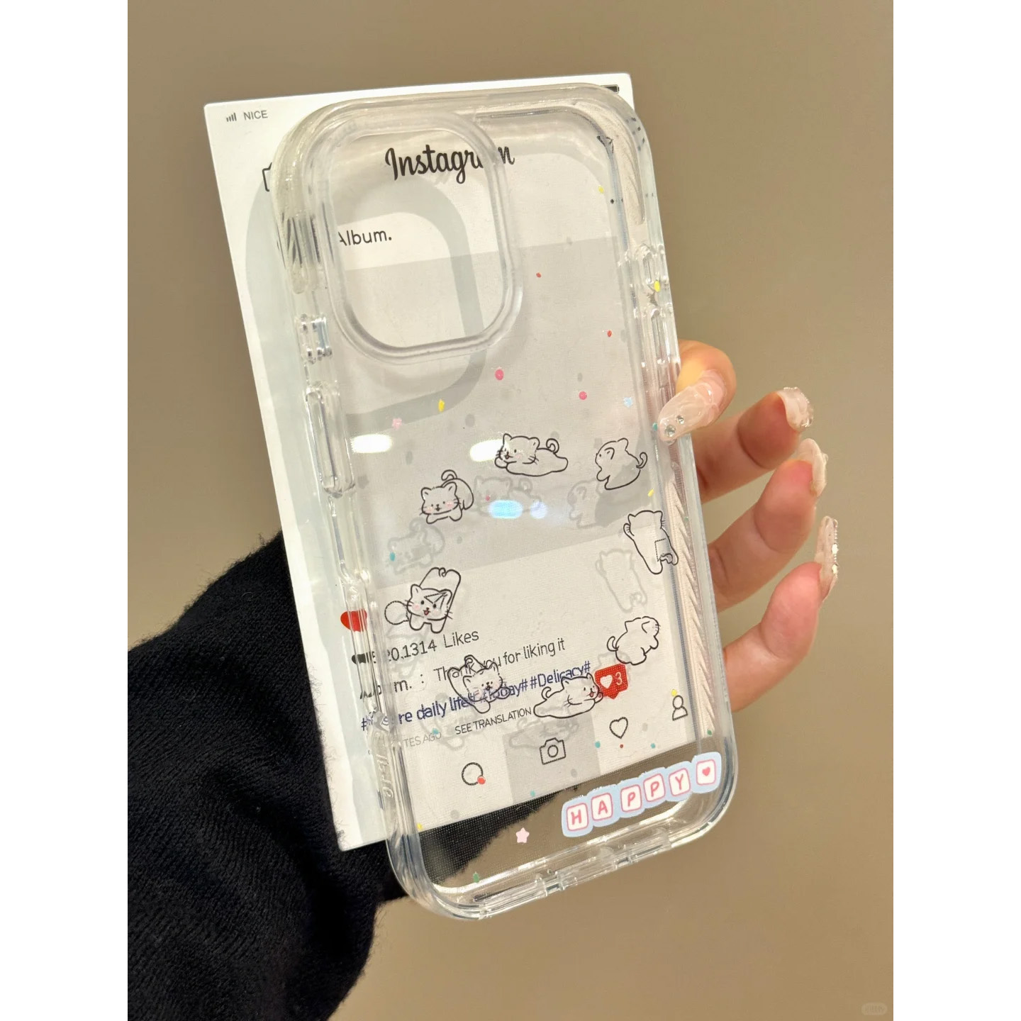 涂鸦哈基米适用苹果13手机壳16Pro卡通vivox200透明红米note14防摔小米15一加套华为mate70荣耀x60硅胶OPPO软