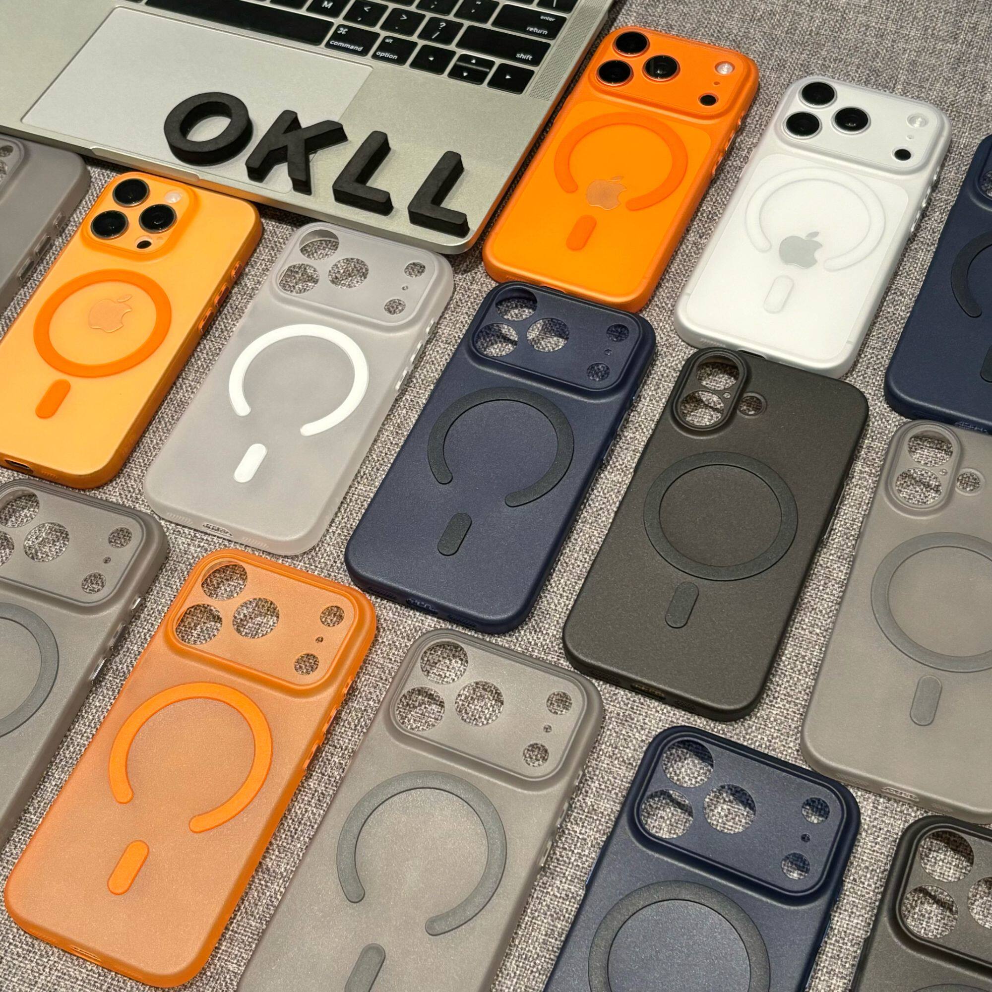 2025新款适用苹果17promax的手机壳磨砂iphone16pro超薄金属按键15pm磁吸透明14/13高级感小众11男女款TPU壳