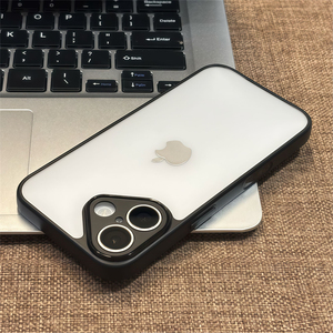 超薄磨砂二合一适用苹果17promax手机壳iphone16pro新款17简约13/14保护套15promax全包11防摔16plus男女plus