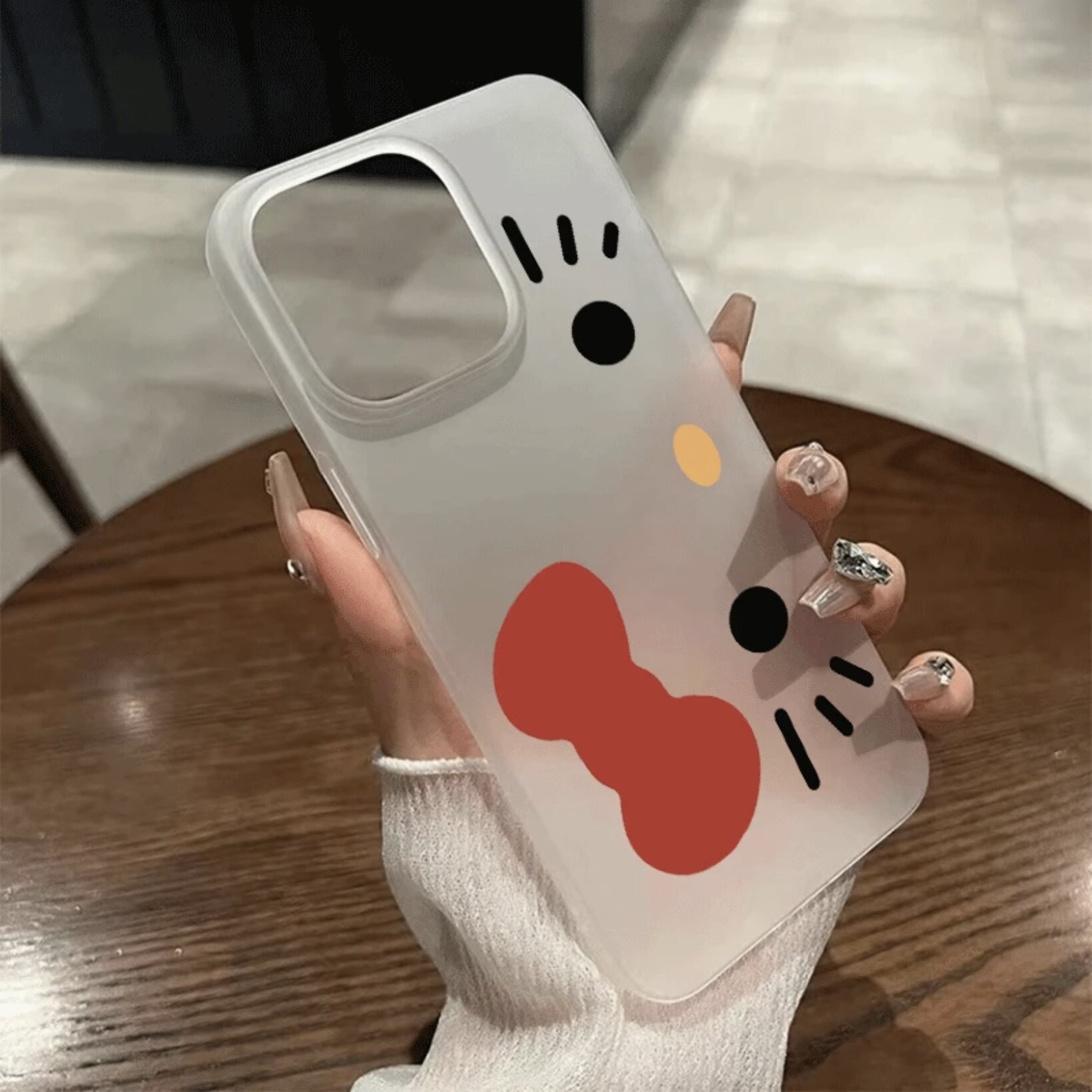 可爱大脸蛋小猫咪适用苹果16/17promax手机壳iphone15pro新款亲肤磨砂白13/14软壳12pro男女款11pm防摔16plus