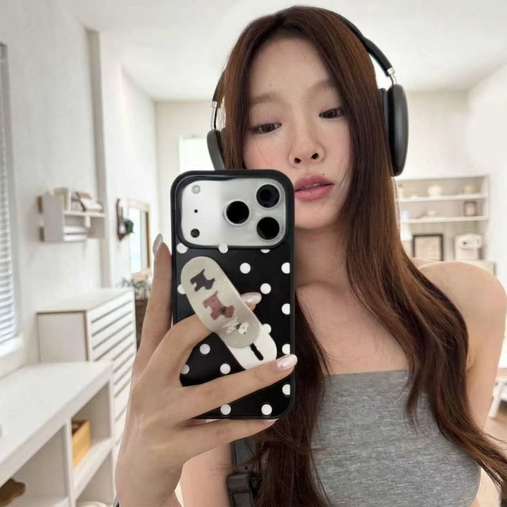 ins满屏波点适用苹果17promax手机壳iphone16pro可爱14新款创可贴支架16e彩色软边亚克力防摔15plus超火17air,3C数码配件,手机保护套/壳,淘宝优惠券,粉丝福利购,淘宝优惠卷