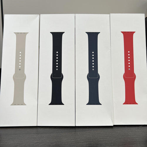 适用于苹果手表iwatch运动硅胶表带s7/s8/s9/10/SE2/手表腕带