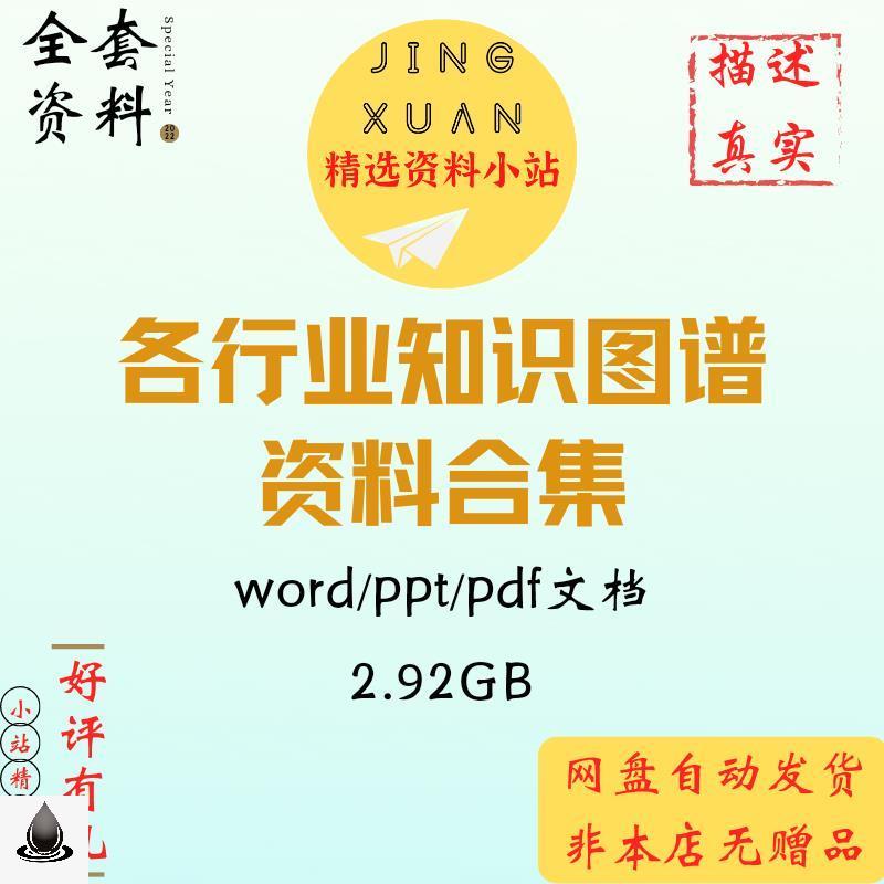 AI人工智能知识图谱技术培训PPT应用方案研究报告资料合集-封面