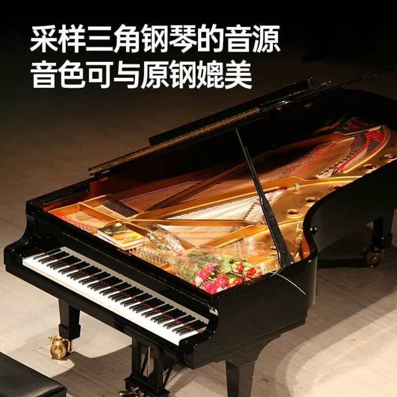 特伦斯折叠电子钢琴88键盘便携式初学者练习神器成人儿童家用手卷