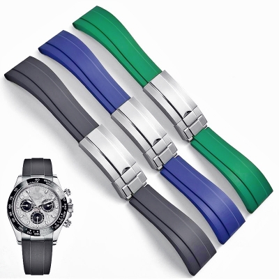 适配劳力士水鬼橡胶硅胶手表表带