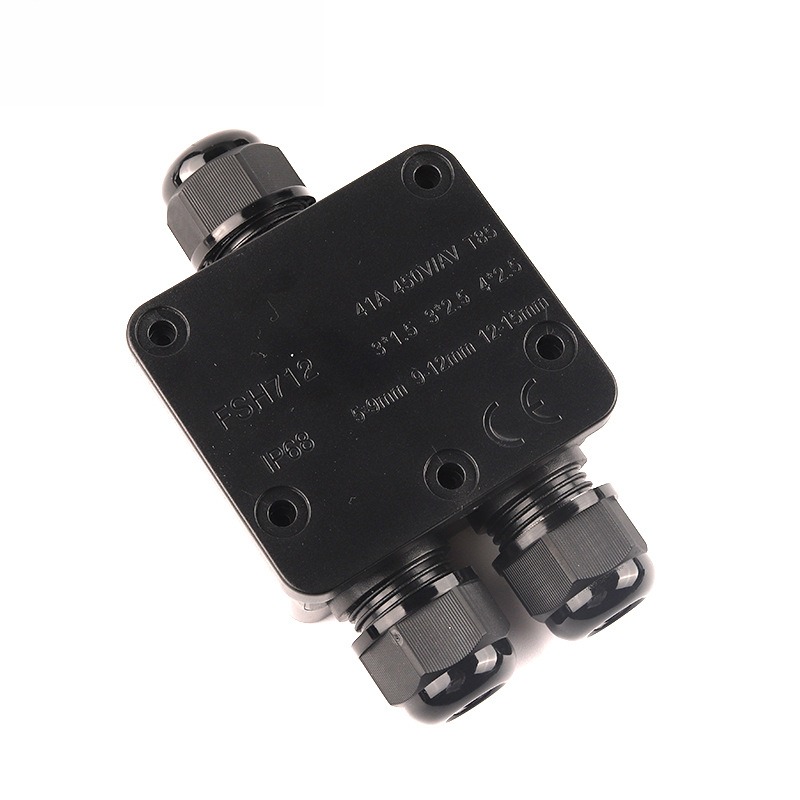 IP68防水接线盒黑色UVG711-2P