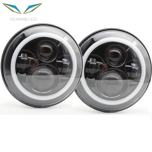 新款牧马人7寸led大灯摩托车