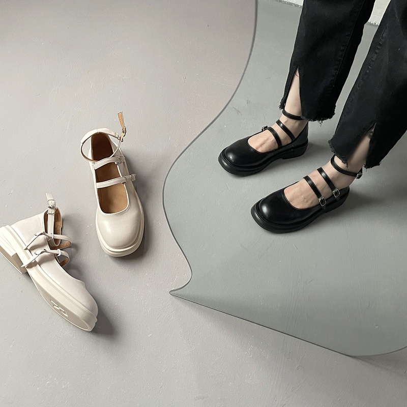 法式玛丽珍小皮鞋女鞋子2021年新款夏季晚晚风温柔配裙子春秋单鞋