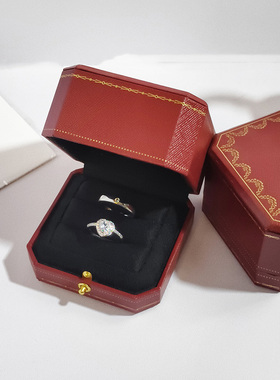 爱心女戒结婚戒指一对情侣