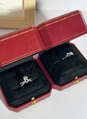 一克拉钻戒结婚女戒指婚礼仪式用