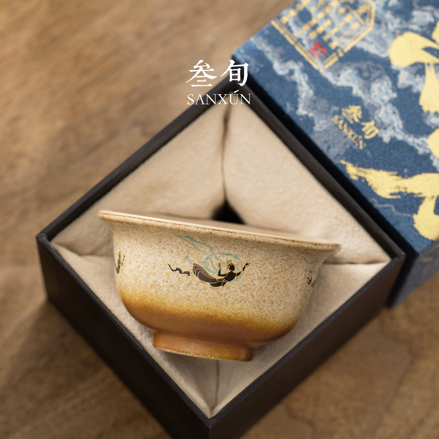 叁旬敦煌文创陶瓷茶杯主人杯高档