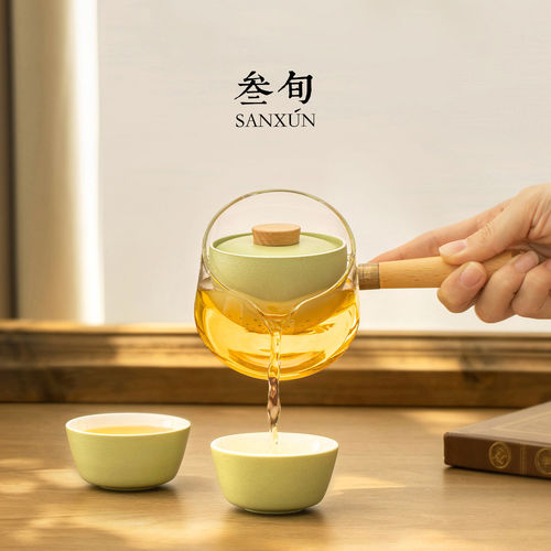 叁旬多巴胺转转泡茶壶玻璃