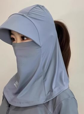 日本进口全脸遮阳帽子女夏季防晒