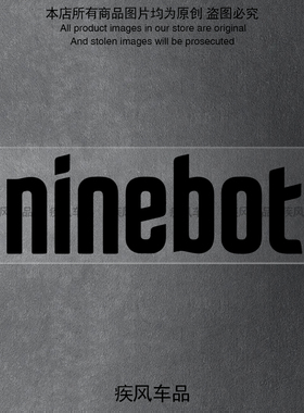 适用九号E80C/M95C/MZMIX/F2Z110贴纸装饰车身贴字母拉花防水贴花