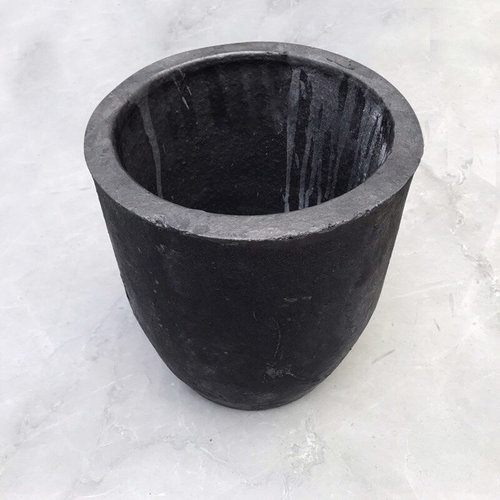 石墨坩埚熔炼铜铝金银小型铸造坩埚碳化硅石墨坩埚耐高温耐氧化u.