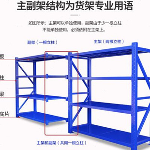 层型货架仓库置物j架多重超市库房储物架家用架递展示快仓储货物