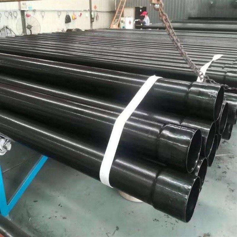 浙江热浸塑穿线钢管/黑色内外涂塑钢管/承插式过路钢管dn50/dn200