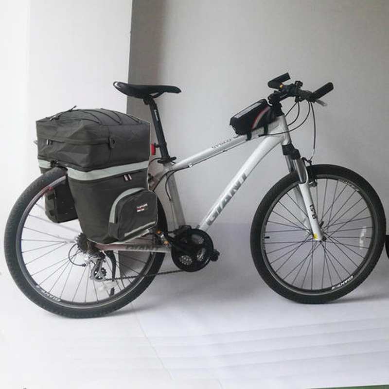 极速22自行车驮包G 55L三合一驼包山地车后P货架包大容量长途骑行