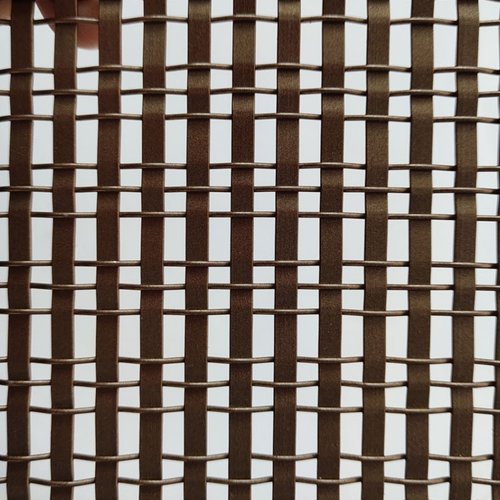 新品扁条丝金属编制网o带扁钢不锈钢金属编织K网天花吊顶屏风隔u.