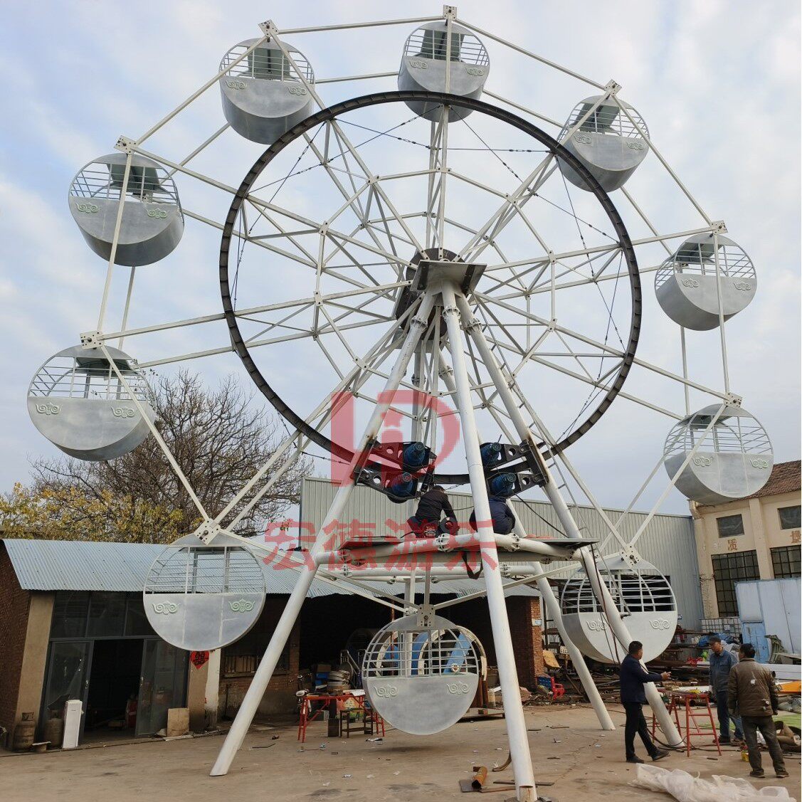 户外公园大型游乐设备摩天轮景区摩天轮品种全上座快人气旺设备