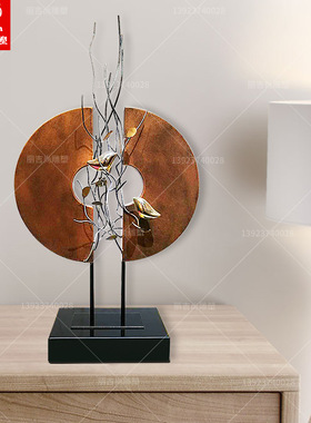 创意摆件 桌面 书房客厅不锈钢艺术雕塑 艺术摆件 不锈钢雕塑