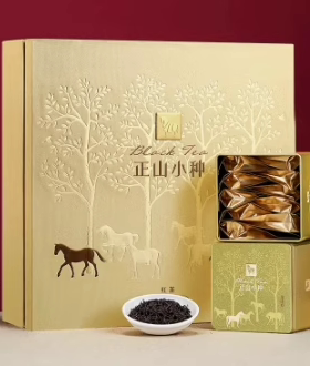 八马茶叶2026 武夷山原产正山小种红茶茶叶送人高端茶礼盒装160克